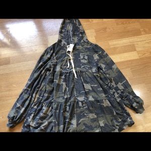 Camp Babydoll Tiered Hoodie Jacket